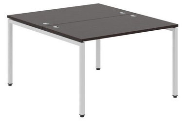 Skyland Xten-S XWST 1214 Writing Desk 120x140x75cm Legno Dark/Aluminium