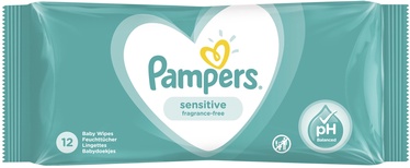 Mitrās salvetes Pampers Baby Sensitive, 12 gab.