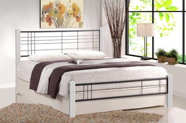 Halmar Viera 120 Bed 125x206cm White/Black