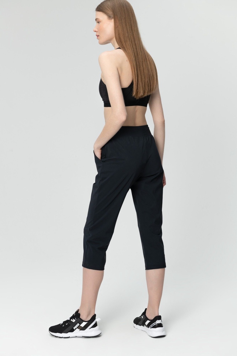 Capri püksid, naistele Audimas, must, XL