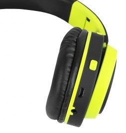 Laidinės ausinės ART AP-B04, juoda/geltona