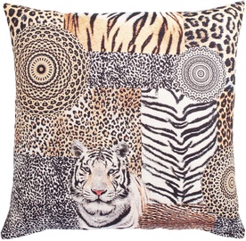 Декоративная подушка Home4you Leopard, 680 мм x 680 мм