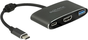 Delock USB Type-C to HDMI female + USB Type-A + USB Type-C 62991