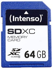 Atmiņas karte Intenso 64GB SDXC Class 10 3411490