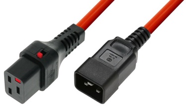 Assmann Cable IEC LOCK C19 / IEC320 C20 Red 2m