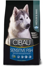 Sausā suņu barība Farmina Cibau Sensitive Fish, zivs, 14 kg