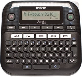 Принтер этикеток Brother PT-D210VPYJ1, 490 г, черный