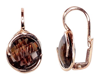 Diamond Sky Gold Earrings Quartz Greatness V