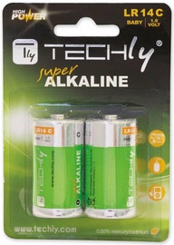 Baterijas Techly, C, 2 gab.
