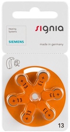 Siemens Signia A13 Hearing Aid Batteries 6x