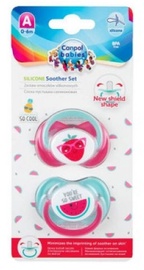 Canpol Babies Silicone Symmetrical Soothers So Cool 0-6m 2pcs 22/631
