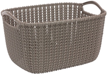 Curver Knit L Rectangular Basket Brown