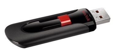 USB zibatmiņa SanDisk Cruzer Glide, 64 GB
