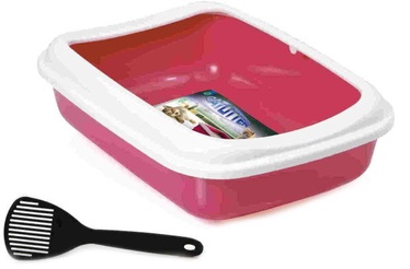 Кошачий туалет с рамкой Georplast Junior Assorted, 38 см x 28 см x 10.5 см
