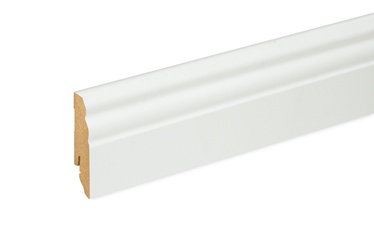 Laminaat põrandaliist valge 18x70x2400mm