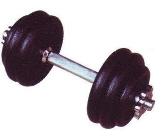 Sport Systems Metal Dumbbells, 1 x 15 kg