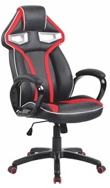 Офисный стул, черный/красный