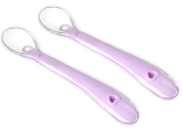 Kidsme Soft Silicone Spoon Lavander 2pcs