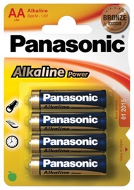 Elementai Panasonic LR6 Alkaline, LR6, 4 vnt.