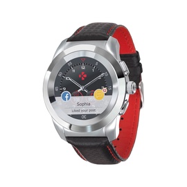Išmanusis laikrodis MyKronoz Zetime Silverred, sidabrinis-juodas