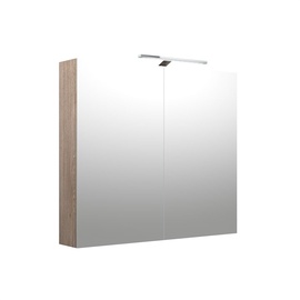 Шкаф для ванной Raguvos Baldai, коричневый, 14 x 80 см x 70 см