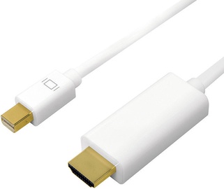 LogiLink Mini DisplayPort to HDMI Cable White 5m