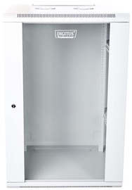 Digitus Wallmount Cabinet 19" 18U/600mm Glass Gray