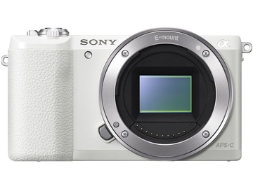 Sony Alpha A5100 White Dual Lens 16-50mm / 55-210mm Kit