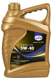 Motoreļļa Eurol Super Lite 5W - 40, sintētiskais, vieglajam auto, 5 l