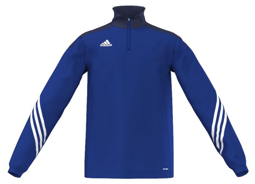 Джемпер, детские Adidas, синий/белый, 164 см