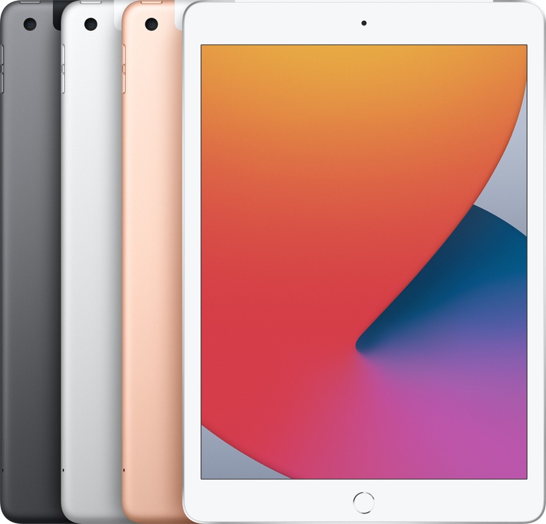 Planšetdators Apple iPad 8 10.2, sudraba, 10.2", 3GB/128GB, 4G