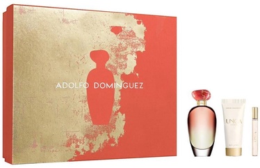 Набор для женщин Adolfo Dominguez Unica Coral 100 ml EDT + 75 ml Body Lotion + 10 ml EDT