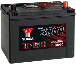 Аккумулятор Yuasa YBX3030, 12 В, 72 Ач, 630 а