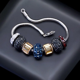 Diamond Sky Bracelet Becharmed Pavé Mini VI With Swarovski Beads