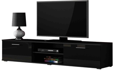 TV-laud Cama Meble Soho 180, must, 1800 mm x 430 mm x 370 mm