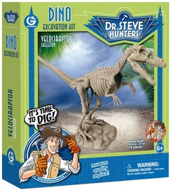 Geoworld Dino Dig Excavation Kit Velociraptor Skeleton CL1664K