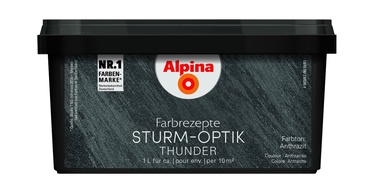 Värv Alpina Sturm-Optik Anthrazit, 1 l