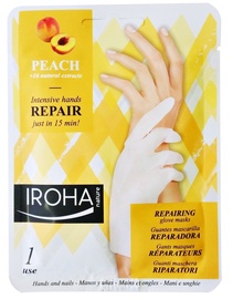 Mask kätele Iroha Nature Repairing Peach, 18 ml, 2 tk