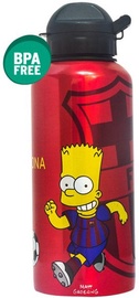 SMJ Bottle Alu FC Barcelona Bart Simpson 70071