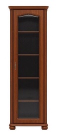 Black Red White WIT70P Glass Door Cabinet Cherry