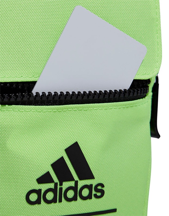 Plecu soma Adidas Classic Organizer Bag S GH5278, melna/zaļa