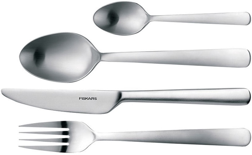 Комплект столовых приборов Fiskars FF, серебристый