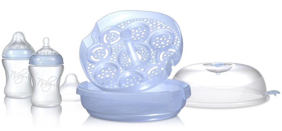 Microwave Steam Sterilizer Nuby Natural Touch Steriliser Baby