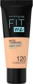 Tonālais krēms Maybelline Fit Me Matte+Poreless Classic Ivory, 30 ml