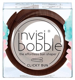 Invisibobble Clicky Bun 1pcs Pretzel Brown