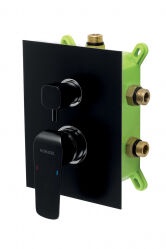 Novaservis BOX38051RX,5 Tina Black Box Shower Mixer Black