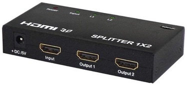 Roger Video Splitter HDMI To 2x HDMI Black