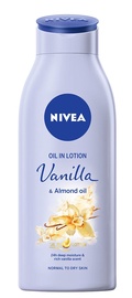 Kūno losjonas Nivea Oil In Lotion Vanilla & Almond Oil, 400 ml