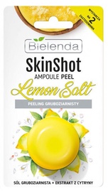 Veido odos šveitiklis Bielenda Skin Shot Peeling Lemon Salt, 8 g
