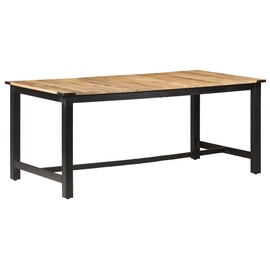 Pusdienu galds VLX Solid Mango Wood 287436, gaiši brūna, 1800 mm x 900 mm x 760 mm